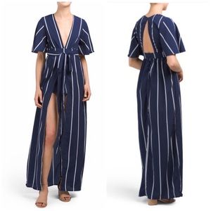 Japna Bell Sleeve Skirted Romper Size Medium